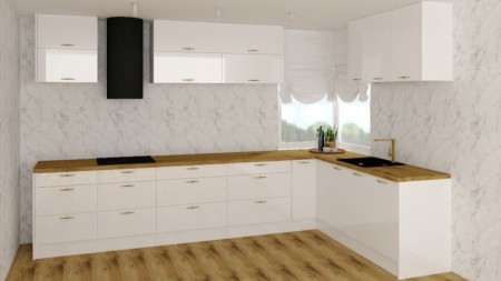 AKSEL SLOW biały połysk - meble kuchenne AR_0122S